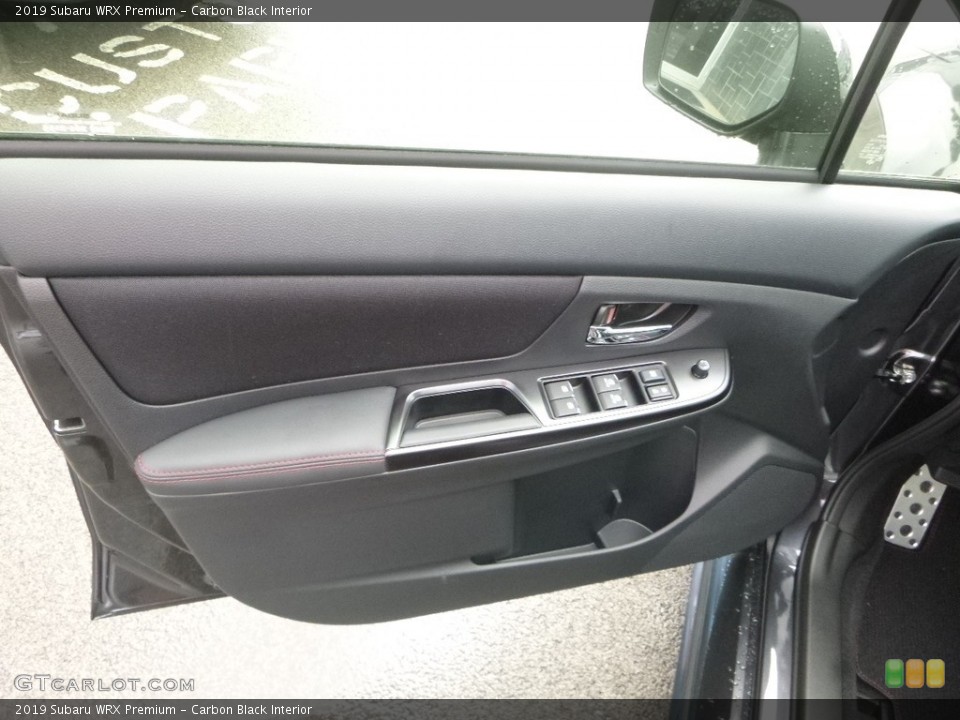 Carbon Black Interior Door Panel for the 2019 Subaru WRX Premium #128963544