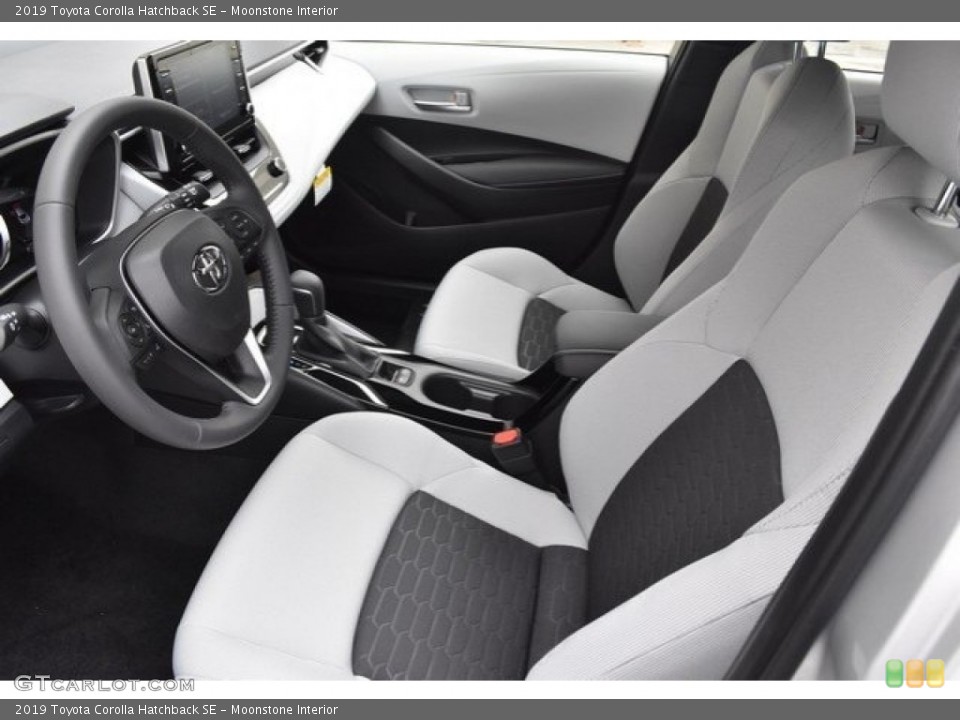Moonstone Interior Front Seat for the 2019 Toyota Corolla Hatchback SE #128967235