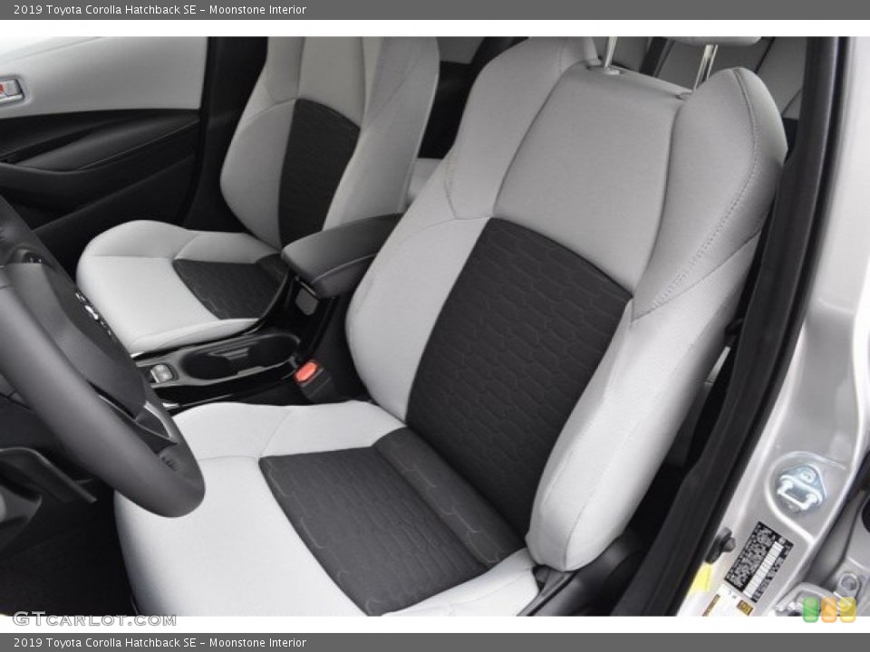 Moonstone Interior Front Seat for the 2019 Toyota Corolla Hatchback SE #128967253
