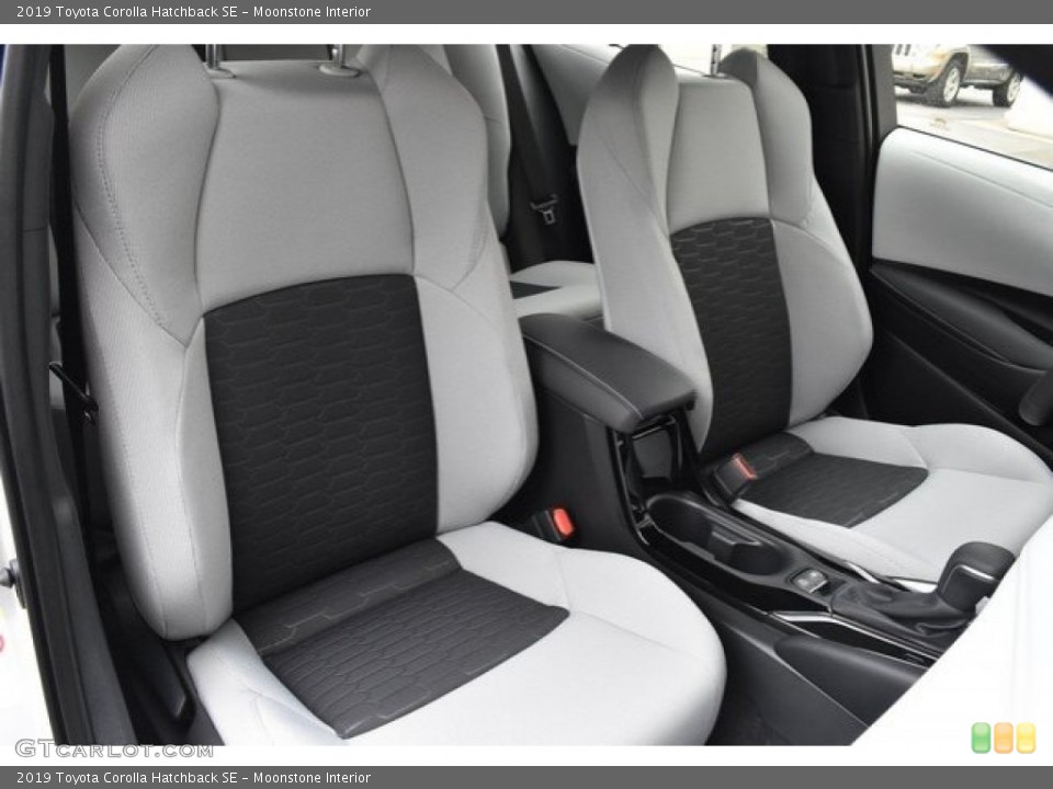 Moonstone Interior Front Seat for the 2019 Toyota Corolla Hatchback SE #128967358