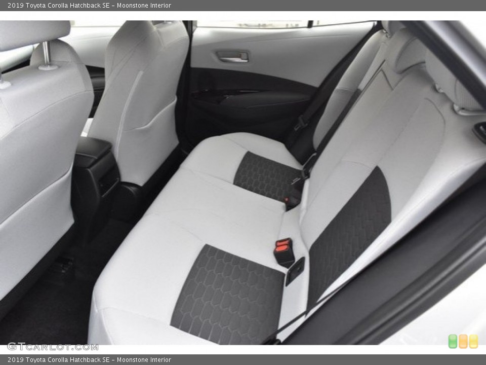 Moonstone Interior Rear Seat for the 2019 Toyota Corolla Hatchback SE #128967393