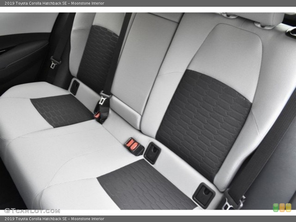 Moonstone Interior Rear Seat for the 2019 Toyota Corolla Hatchback SE #128967412