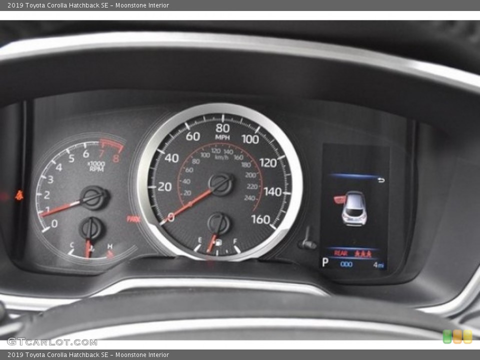 Moonstone Interior Gauges for the 2019 Toyota Corolla Hatchback SE #128967622