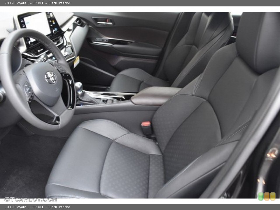 Black Interior Front Seat for the 2019 Toyota C-HR XLE #128967895