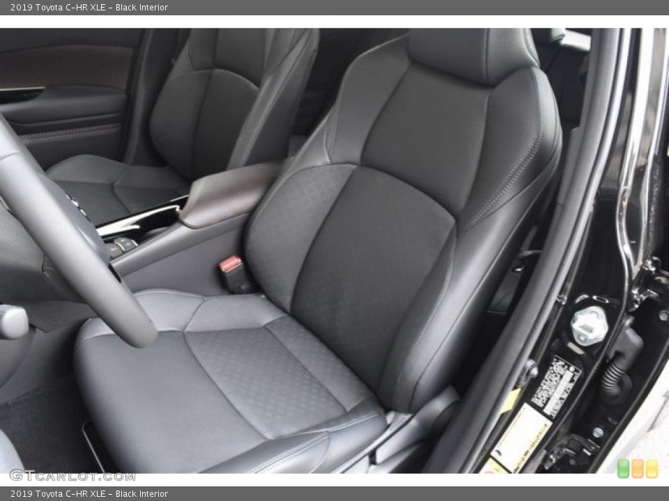 Black Interior Front Seat for the 2019 Toyota C-HR XLE #128967907