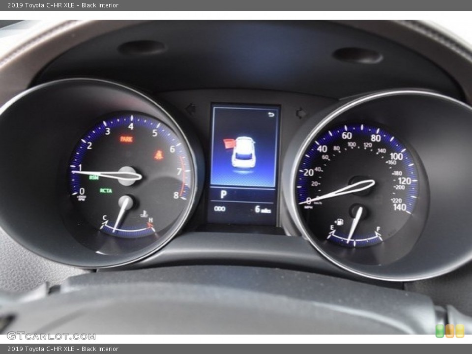 Black Interior Gauges for the 2019 Toyota C-HR XLE #128968255
