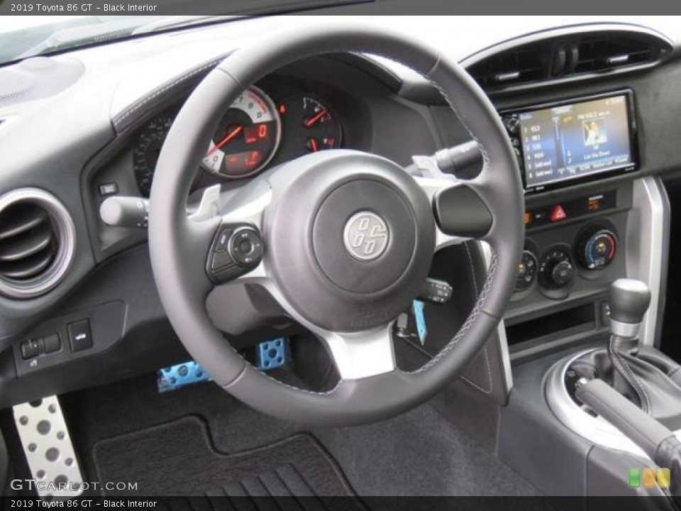 Black Interior Steering Wheel for the 2019 Toyota 86 GT #128978542
