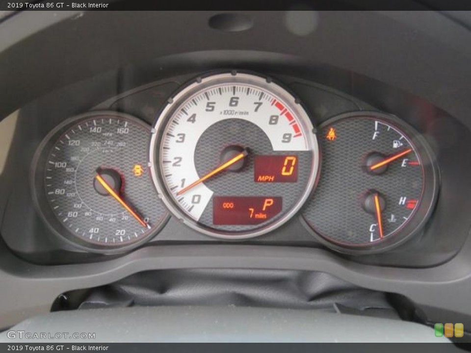 Black Interior Gauges for the 2019 Toyota 86 GT #128978629