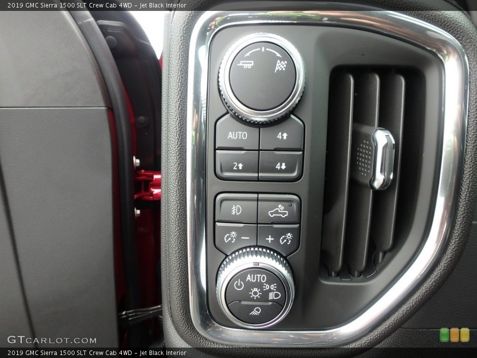 Jet Black Interior Controls for the 2019 GMC Sierra 1500 SLT Crew Cab 4WD #128985373