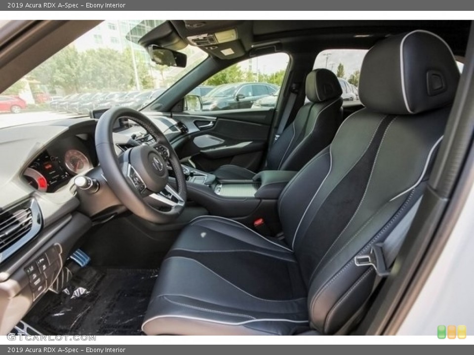 Ebony Interior Front Seat for the 2019 Acura RDX A-Spec #128985922