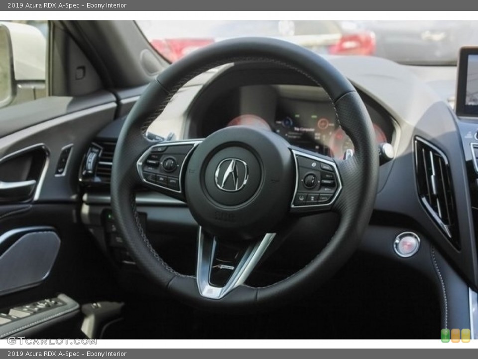 Ebony Interior Steering Wheel for the 2019 Acura RDX A-Spec #128986075