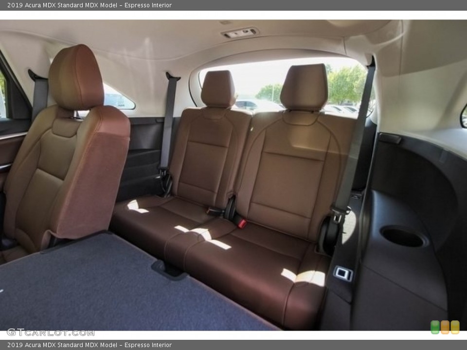 Espresso Interior Rear Seat for the 2019 Acura MDX  #128990656