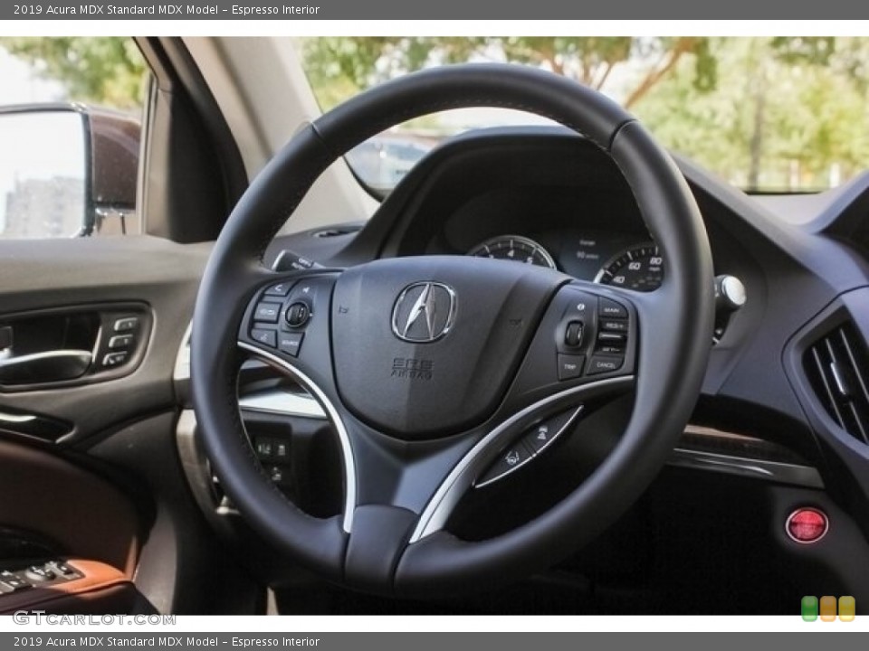 Espresso Interior Steering Wheel for the 2019 Acura MDX  #128990755