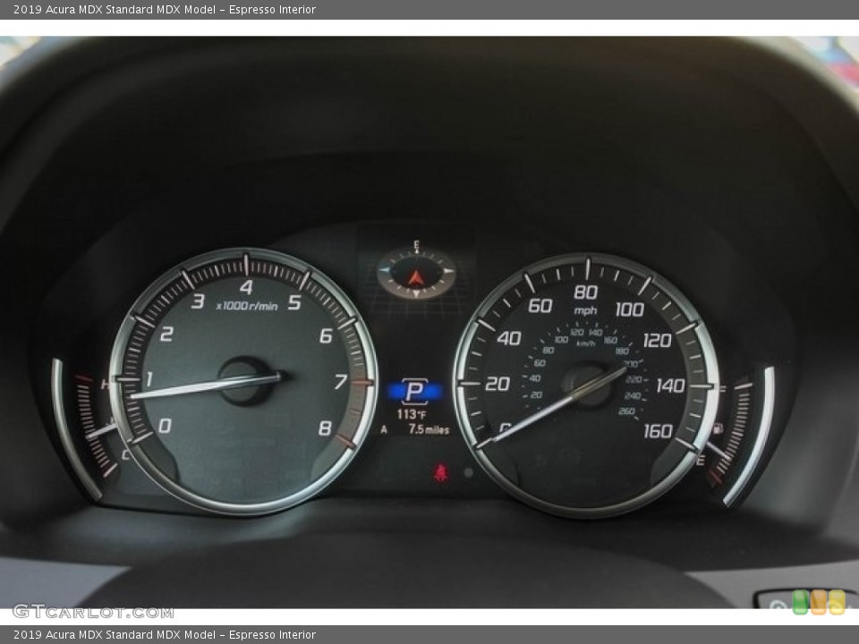 Espresso Interior Gauges for the 2019 Acura MDX  #128990824