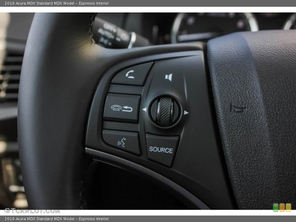 Espresso Interior Steering Wheel for the 2019 Acura MDX  #128990854
