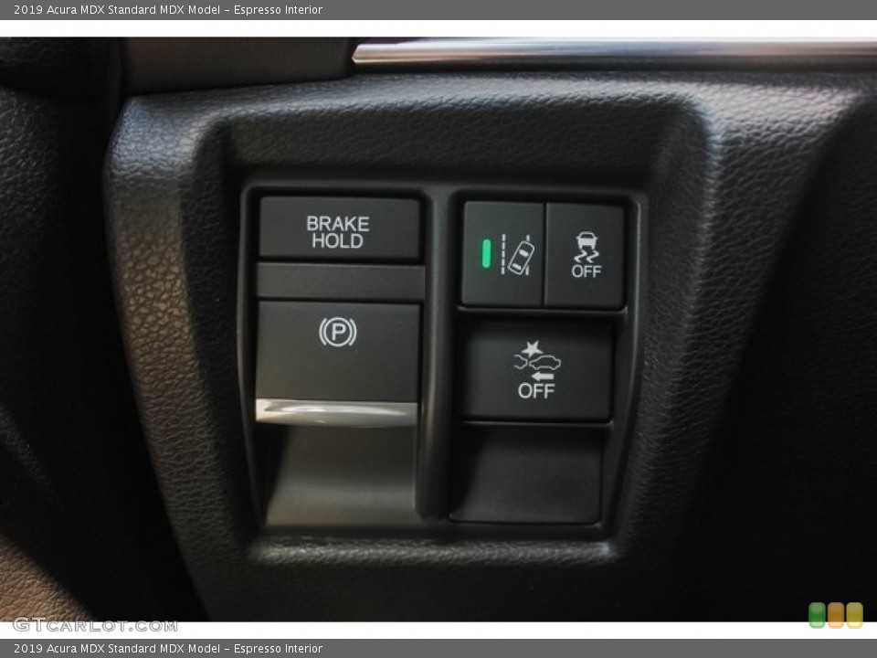 Espresso Interior Controls for the 2019 Acura MDX  #128990896