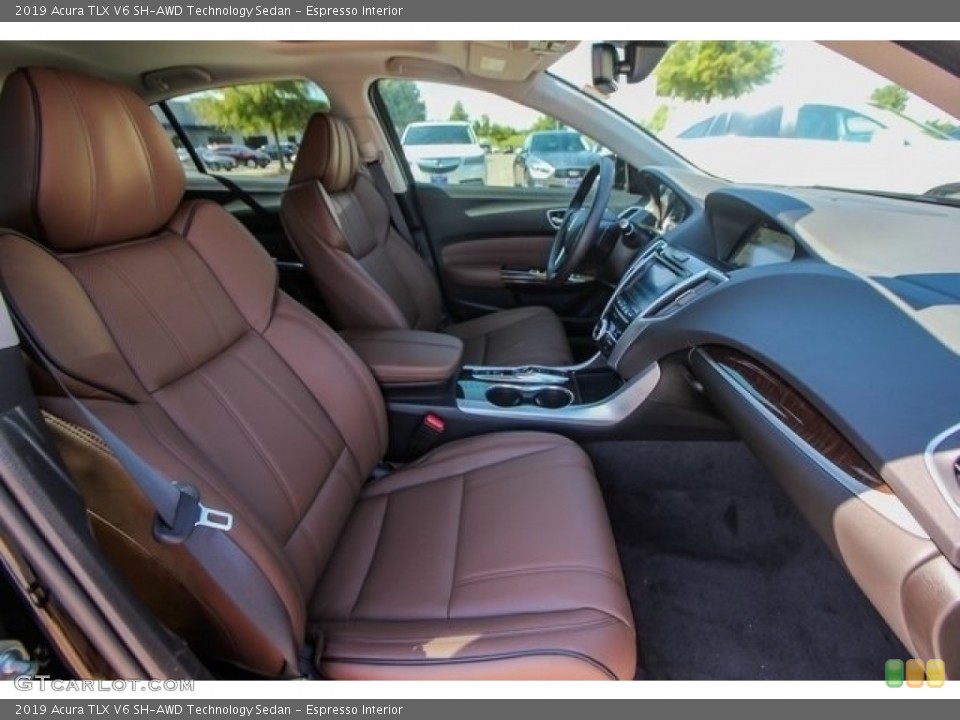 Espresso Interior Photo for the 2019 Acura TLX V6 SH-AWD Technology Sedan #128993233