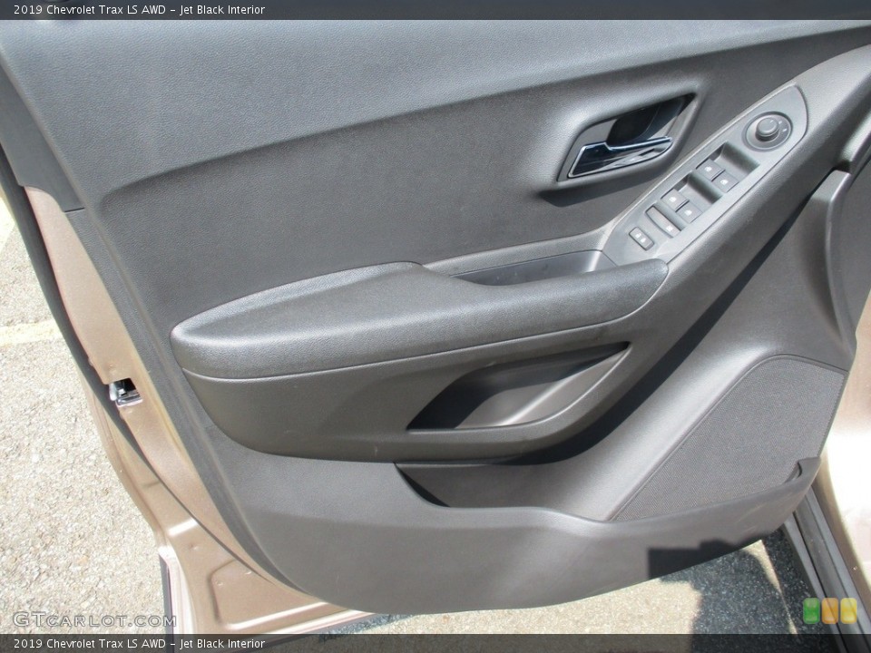Jet Black Interior Door Panel for the 2019 Chevrolet Trax LS AWD #128993263