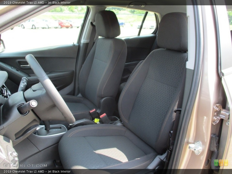 Jet Black Interior Front Seat for the 2019 Chevrolet Trax LS AWD #128993281