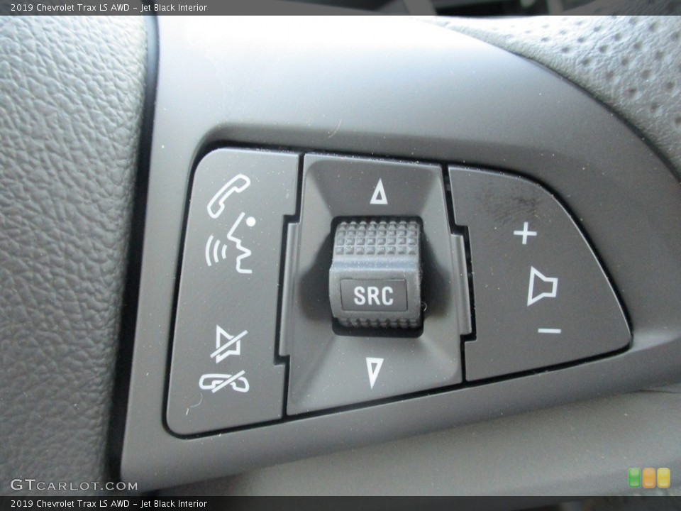 Jet Black Interior Controls for the 2019 Chevrolet Trax LS AWD #128993332