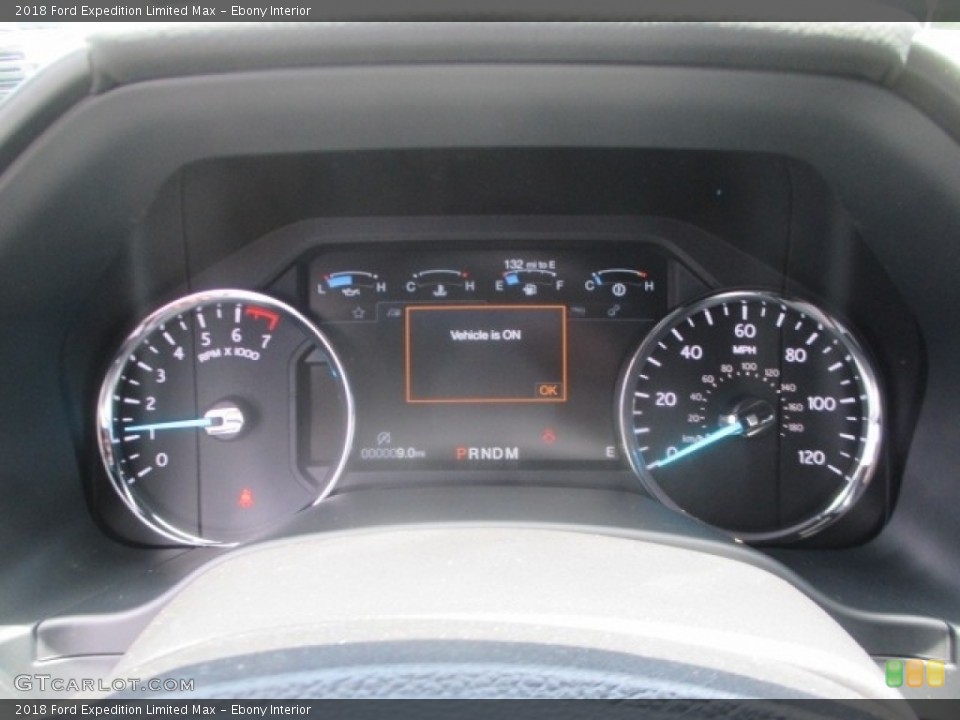 Ebony Interior Gauges for the 2018 Ford Expedition Limited Max #128994034