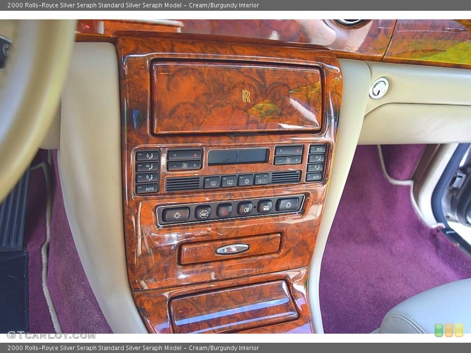 Cream/Burgundy Interior Controls for the 2000 Rolls-Royce Silver Seraph  #128997861