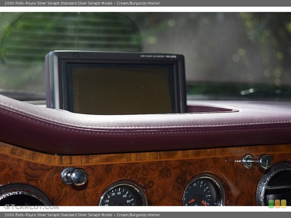 Cream/Burgundy Interior Controls for the 2000 Rolls-Royce Silver Seraph  #128998443