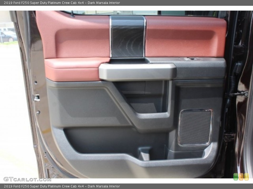 Dark Marsala Interior Door Panel for the 2019 Ford F250 Super Duty Platinum Crew Cab 4x4 #128999982