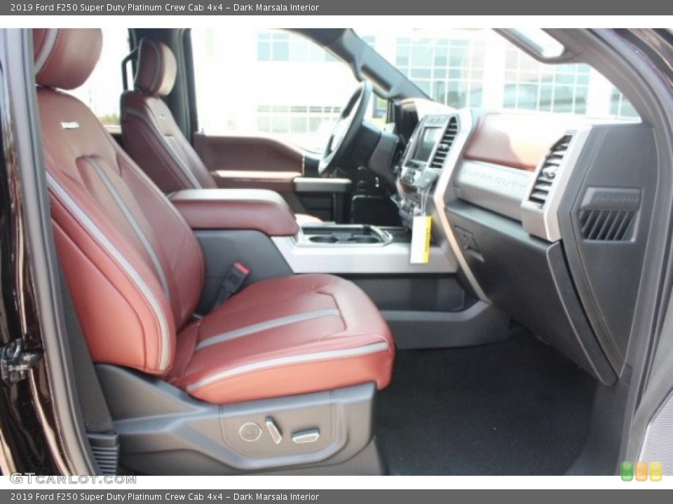 Dark Marsala Interior Front Seat for the 2019 Ford F250 Super Duty Platinum Crew Cab 4x4 #129000123