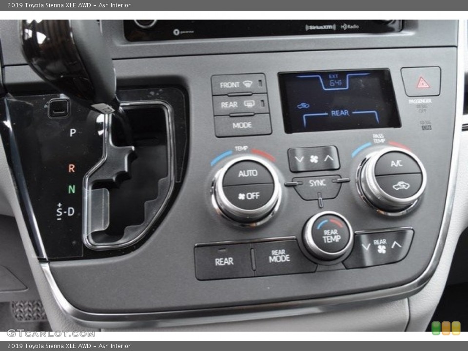 Ash Interior Controls for the 2019 Toyota Sienna XLE AWD #129001404