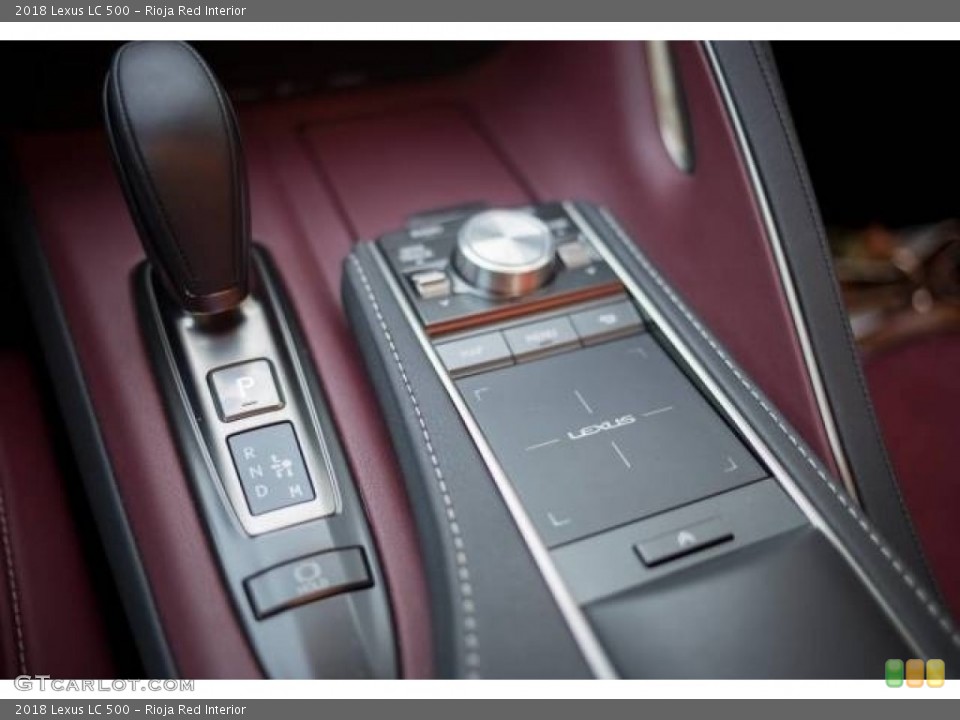 Rioja Red Interior Controls for the 2018 Lexus LC 500 #129005673
