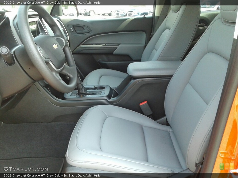 Jet Black/Dark Ash Interior Photo for the 2019 Chevrolet Colorado WT Crew Cab #129006201