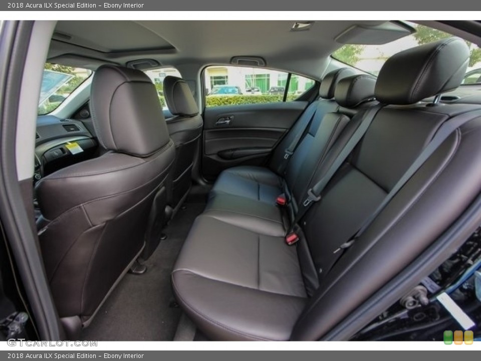 Ebony Interior Rear Seat for the 2018 Acura ILX Special Edition #129010485