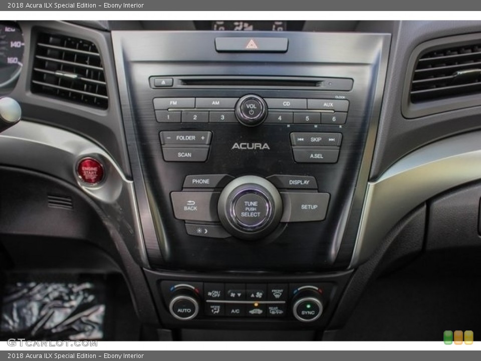 Ebony Interior Controls for the 2018 Acura ILX Special Edition #129010578