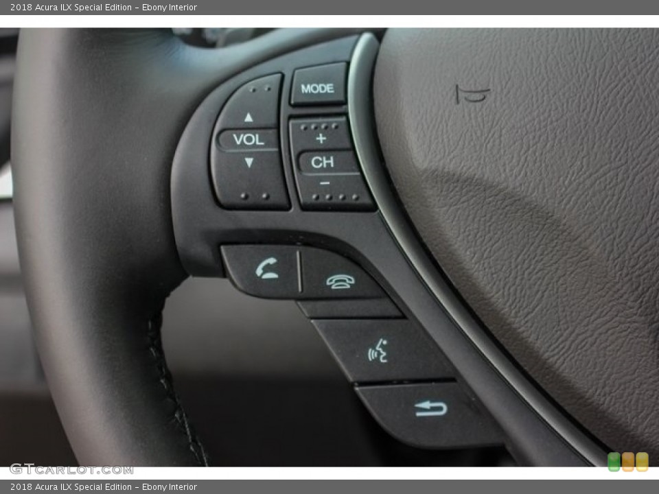 Ebony Interior Steering Wheel for the 2018 Acura ILX Special Edition #129010671