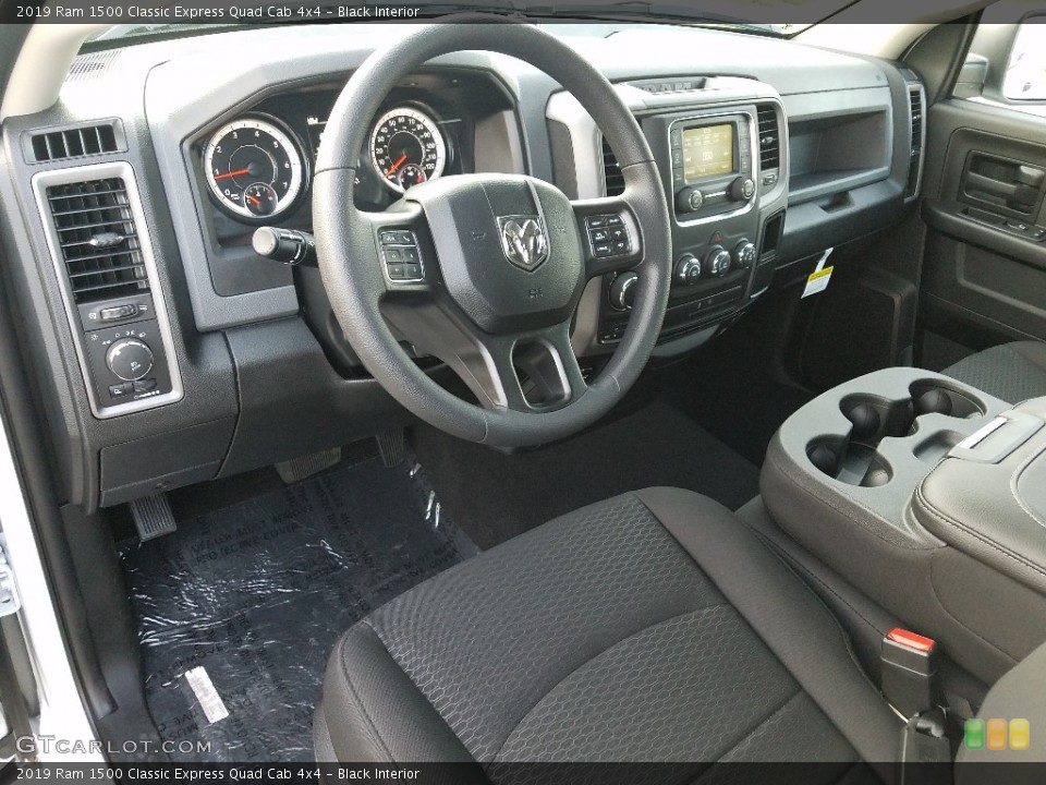 Black Interior Photo for the 2019 Ram 1500 Classic Express Quad Cab 4x4 #129024594