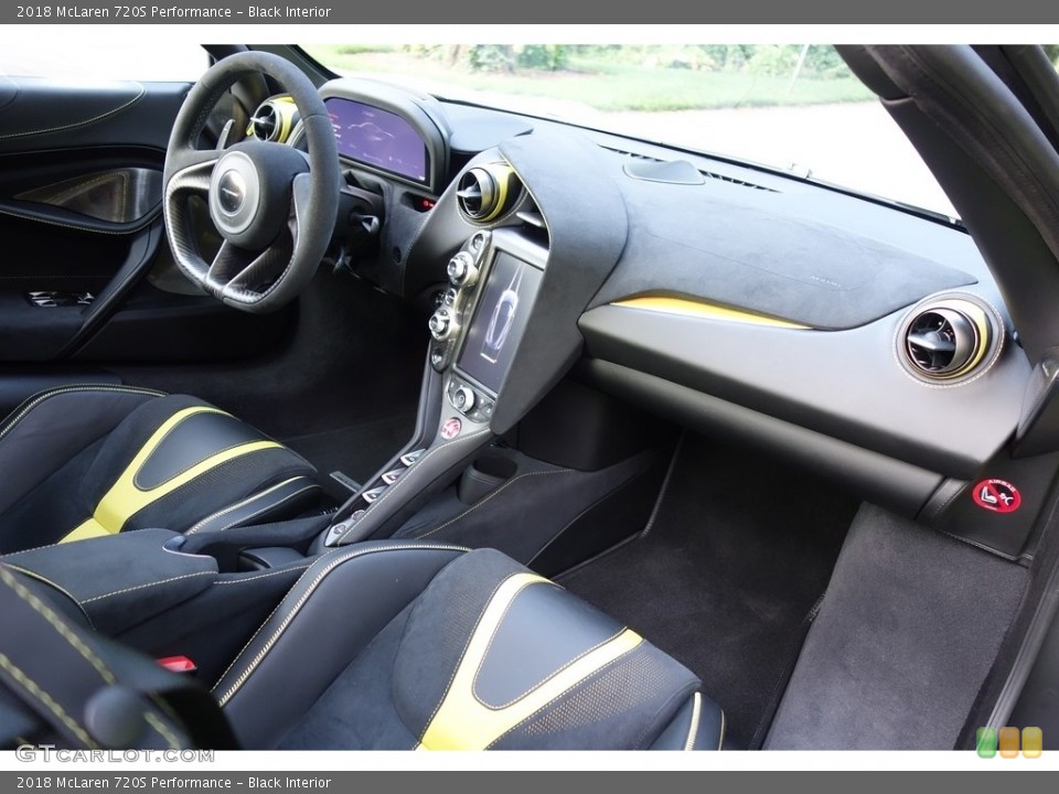 Black Interior Dashboard for the 2018 McLaren 720S Performance #129028116