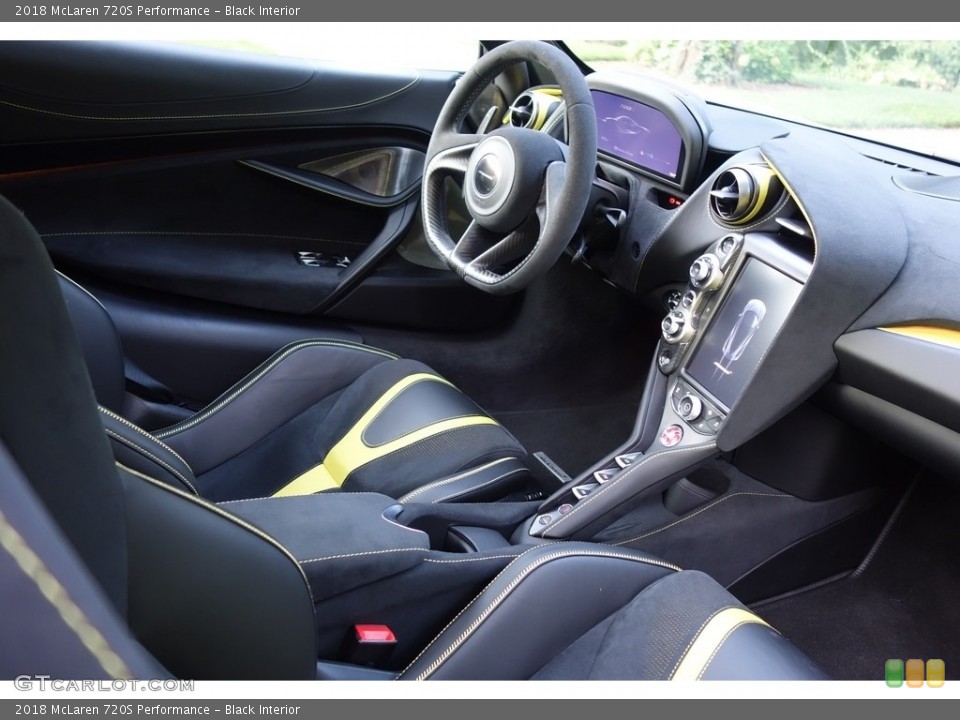 Black Interior Dashboard for the 2018 McLaren 720S Performance #129028146