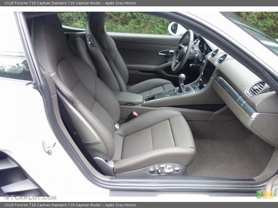 Agate Grey Interior Front Seat for the 2018 Porsche 718 Cayman  #129028566