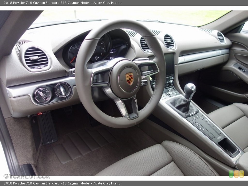 Agate Grey Interior Steering Wheel for the 2018 Porsche 718 Cayman  #129028665