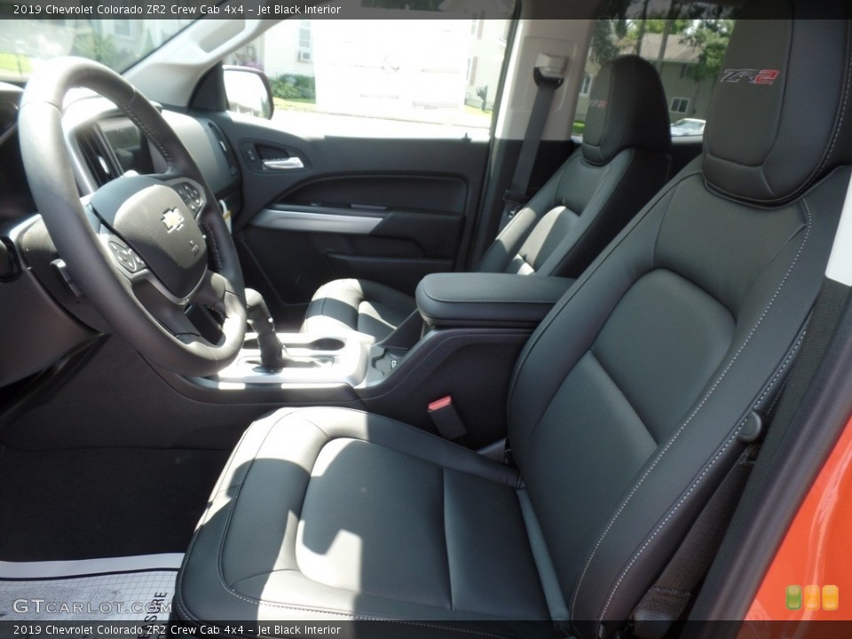 Jet Black Interior Front Seat for the 2019 Chevrolet Colorado ZR2 Crew Cab 4x4 #129029310
