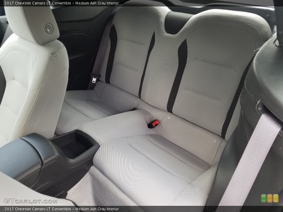 Medium Ash Gray Interior Rear Seat for the 2017 Chevrolet Camaro LT Convertible #129030560