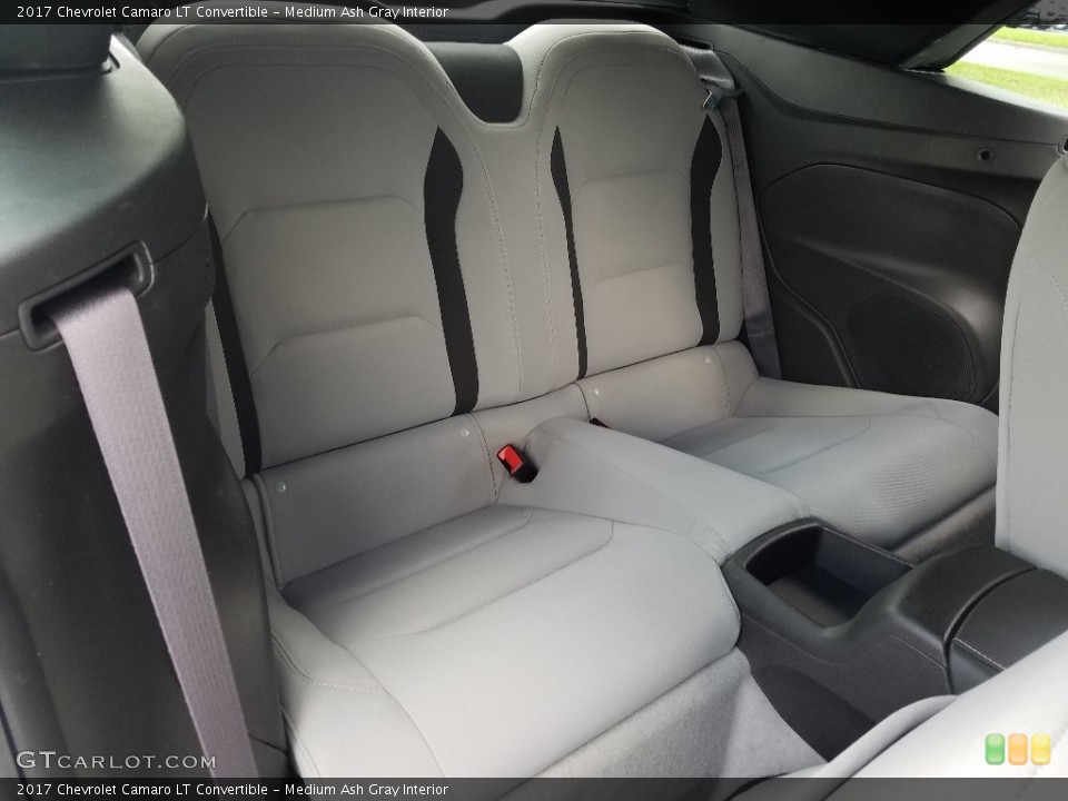 Medium Ash Gray Interior Rear Seat for the 2017 Chevrolet Camaro LT Convertible #129030588