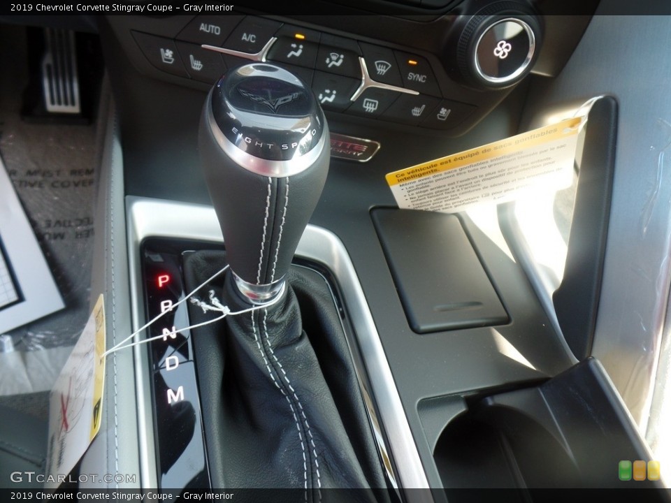 Gray Interior Transmission for the 2019 Chevrolet Corvette Stingray Coupe #129030903
