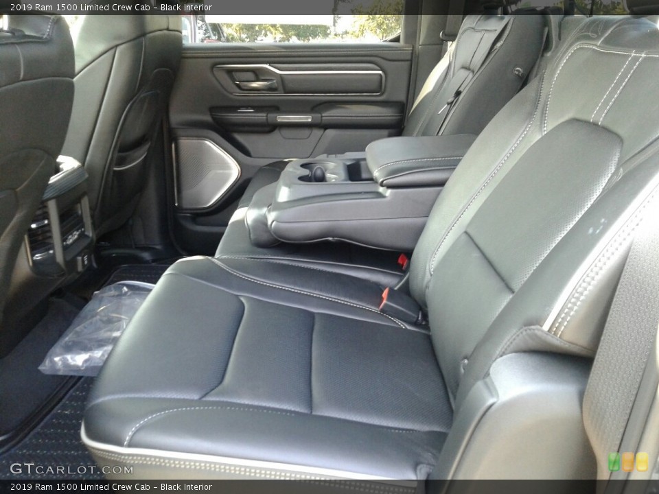 Black Interior Rear Seat for the 2019 Ram 1500 Limited Crew Cab #129033672