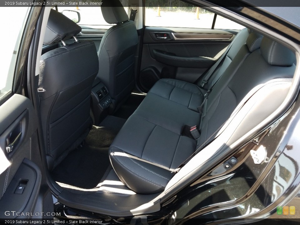 Slate Black Interior Rear Seat for the 2019 Subaru Legacy 2.5i Limited #129034101