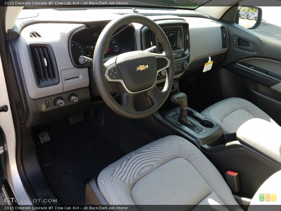 Jet Black/Dark Ash Interior Photo for the 2019 Chevrolet Colorado WT Crew Cab 4x4 #129034740