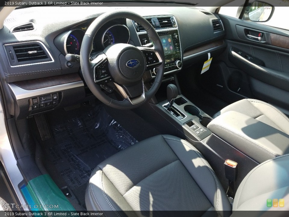 Slate Black Interior Photo for the 2019 Subaru Outback 3.6R Limited #129035727