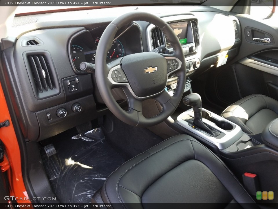 Jet Black Interior Photo for the 2019 Chevrolet Colorado ZR2 Crew Cab 4x4 #129035817