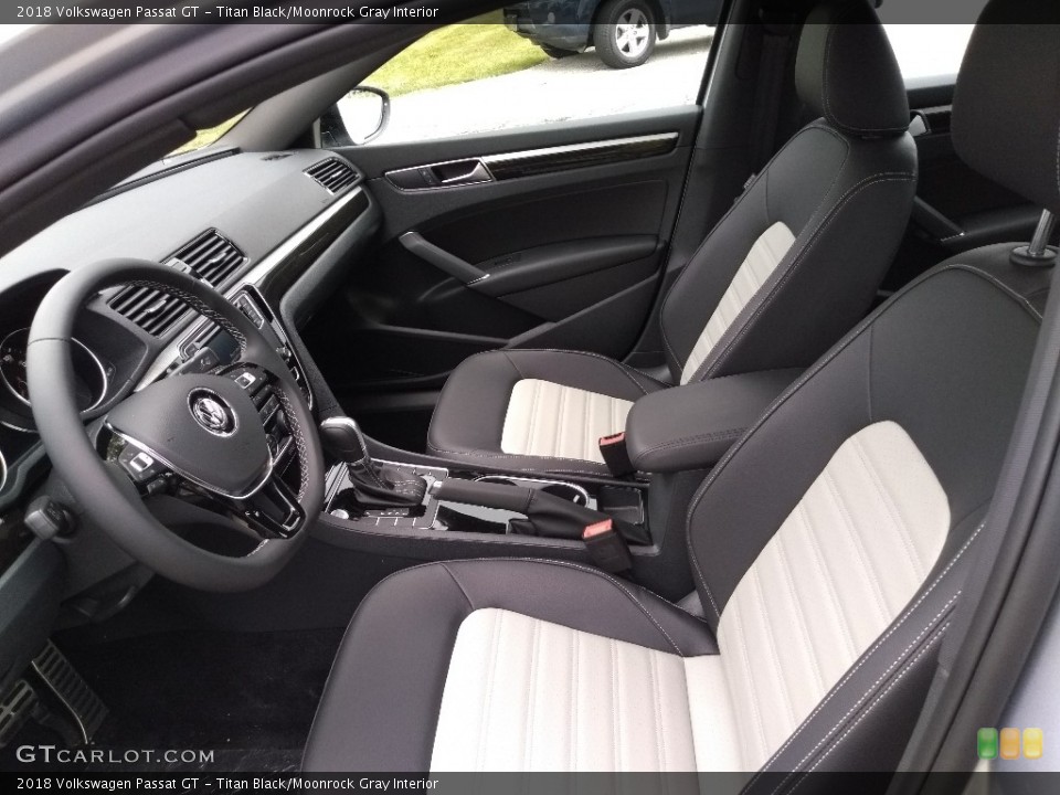 Titan Black/Moonrock Gray Interior Front Seat for the 2018 Volkswagen Passat GT #129042740